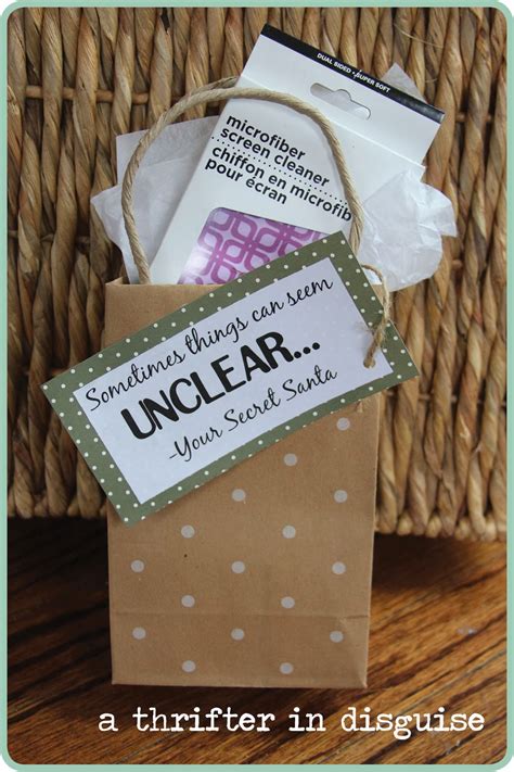 We did not find results for: A Thrifter in Disguise: Secret Santa Saturday: Gifts for a ...