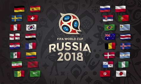 Download Fifa World Cup Flags Of Players Wallpaper