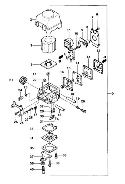 Small Engine Carburetor Part Diagram