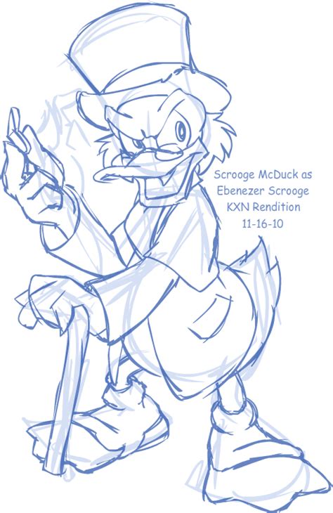 Sketch Scrooge Mcduck By Kevinxnelms On Deviantart