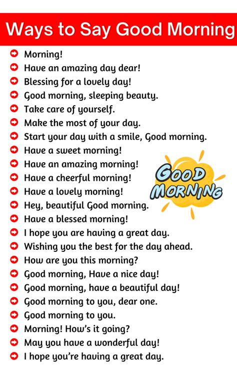 150 Unique Ways To Say Good Morning KindStatus