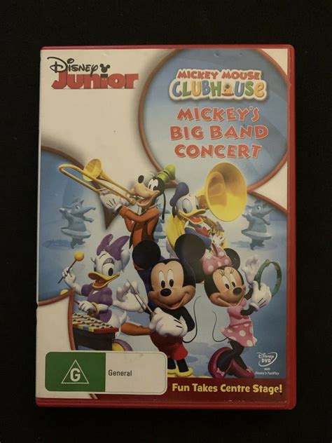 Mickey Mouse Clubhouse Big Band Concert Dvd Region 4 Retro Unit