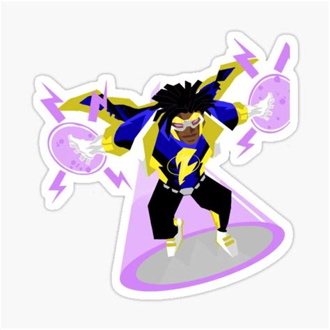 Static Shock Stickers Redbubble