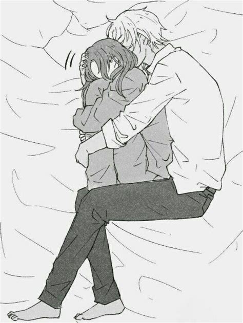 Sleeping Anime Couple Baka Wallpaper
