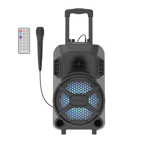 Megabass Led Jobsite Speaker Rechargeable Bluetooth Party Speaker With