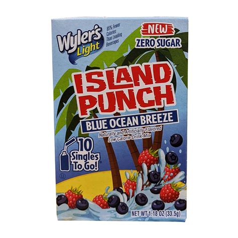 Wylers Island Punch Drink Mix Bulk Case 12