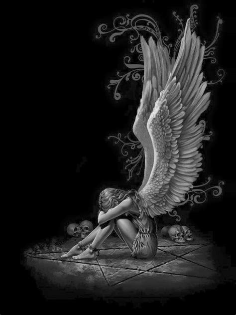 Pin By Glenda Jones On Darkness Gothic Angel Gambar Malaikat Angeles