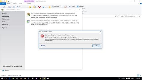 Error When Installing Microsoft SQL Server 2014 Express Stack Overflow
