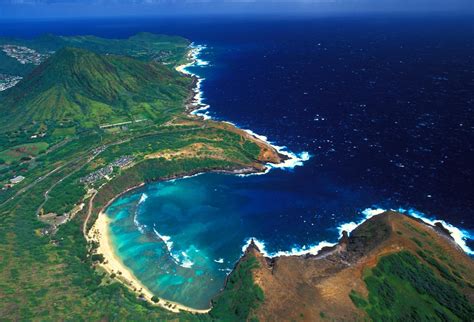 Beautiful View From The Air Beach See Nature Hawaii Snorkeling