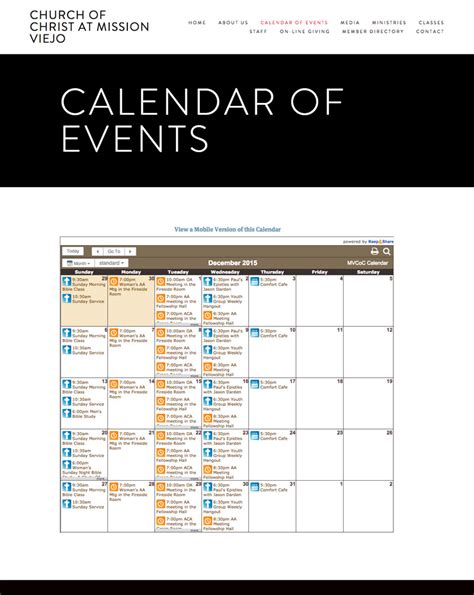 The Most Affordable Online Calendar For Your Church Keepandshare