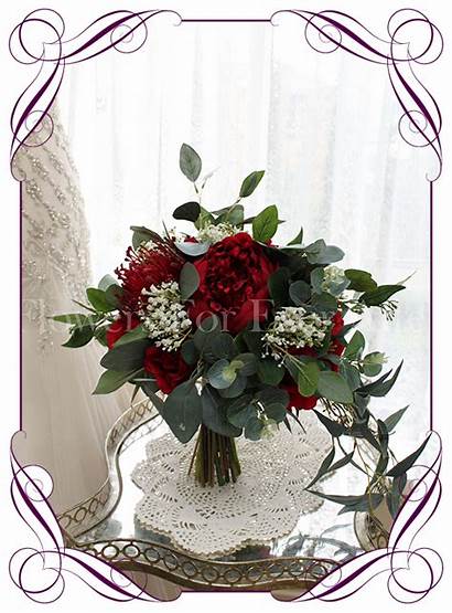 Kristy Bouquet Flowers Artificial Bridal Roses Package