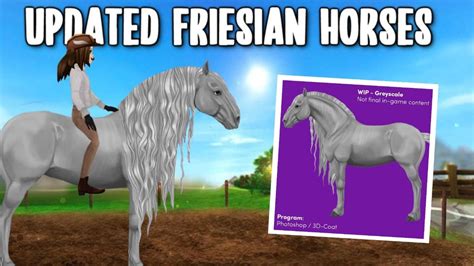 Spoiler The New Friesian Horses Coming Soon Star Stable Online