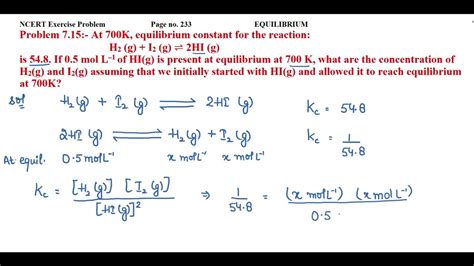 What Is The Equilibrium Expression For H2 I2 2hi Quick Answer