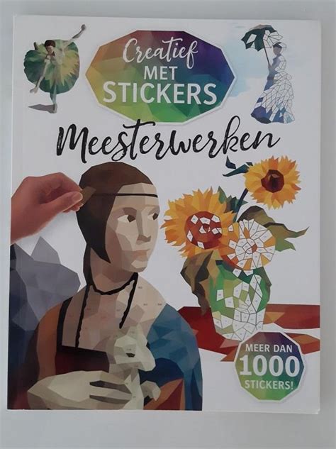 Creatief Met Stickers Meesterwerken Stickerboek Creatieve Stickerkunst 8 Beroemde