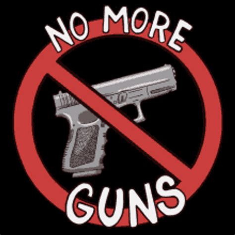 No More Gun Poster Sign 