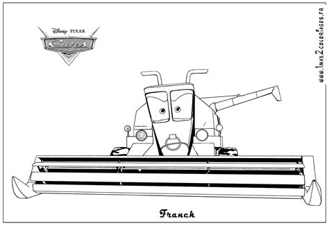 A disney pixar character from the popular movie cars makes a wonderful print or movie poster for a looking for something for father's day or perhaps grandads birthday; Coloriages cars 2 - Franck cars2 - Coloriages les Bagnoles 2