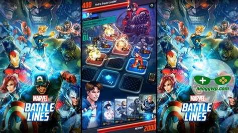 MARVEL Battle Lines Android IOS APK Card Tactics Gameplay YouTube