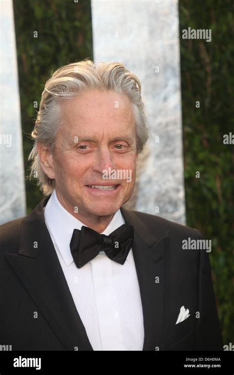 Actor Michael Douglas Attends The 2012 Vanity Fair Oscar Party At