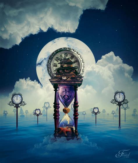 The Great Hourglass And The Paradise Of The Time By Priscillasantana On