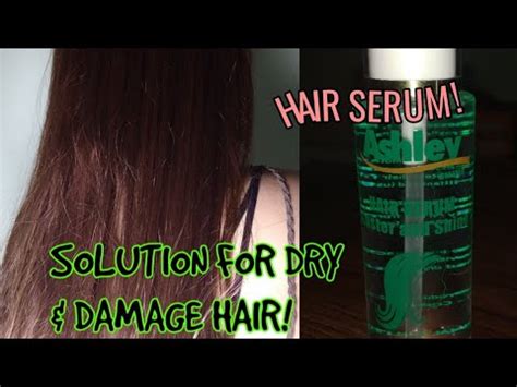 How cute is the packaging?! ASHLEY HAIR SERUM Review! Luster and shine. - YouTube