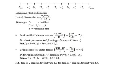 Langkah pertama yaitu mengurutkan data lalu mencari nilai median. Cara Mengerjakan Kuartil Bawah Data Kelompok - IlmuSosial.id