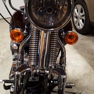 Front Turn Signal Chrome Relocation Kit Harley Softail Springer Classic