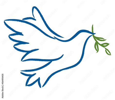 Dove Symbol Of Peace Stock Vector Adobe Stock