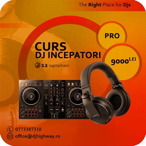 CURS DJ INCEPATORI PRO (Bundle) - Dj High Way - Scoala de DJ