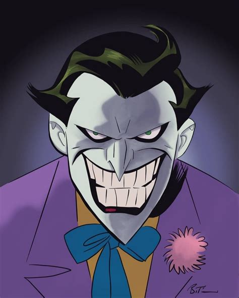 Joker By Bruce Timm Joker Art Joker Cartoon Joker Drawings
