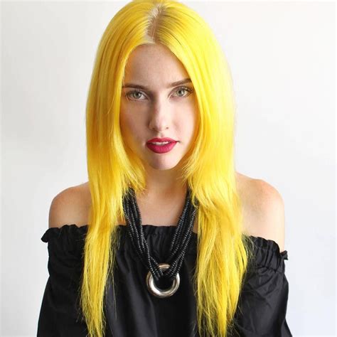 I Love How Vibrant Yellow Hair Is It Definitely Turns Heads Check Out These Gorgeous