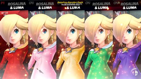 Rosalina Recolor Pack [super Smash Bros Ultimate] [mods]