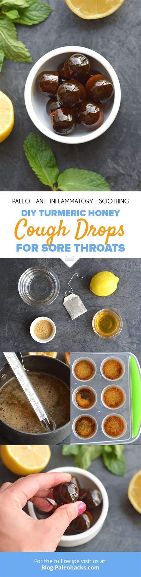 A mixture of turmeric and honey can be argued as a true elixir of life as it can cure a cold, cough, acne, sore throat even can use as a face mask. DIY Turmeric Honey Cough Drops for Sore Throats | Anti ...