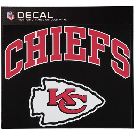 Download kansas city chiefs vector logo in eps, svg, png and jpg file formats. Kansas City Chiefs 12" x 12" Arched Logo Decal - No Size ...