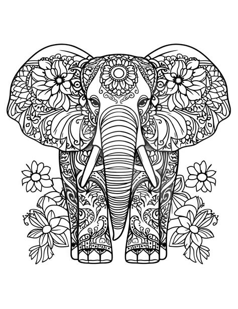 48 Majestic Elephant Coloring Pages For Adults And Kids Our Mindful Life
