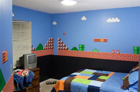 Check out our mario bedroom selection for the very best in unique or custom, handmade pieces from our home & living shops. Mario Bedroom and Wallpaint | Bedroom themes, Bedroom ...