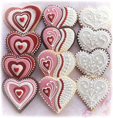 Pretty Cookies Pretty Cookies Valentine Cookies Valentines Day