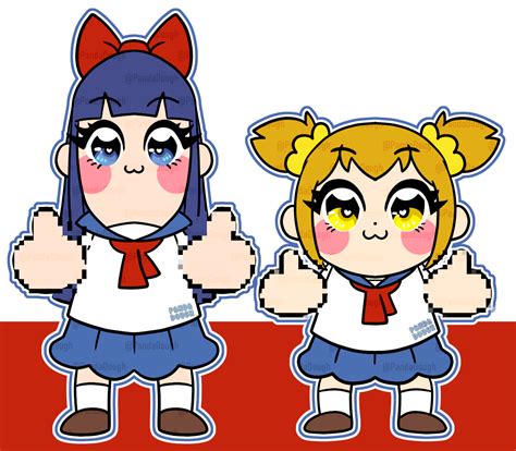 Pop Team Epic Fanart By Pandadough On Newgrounds