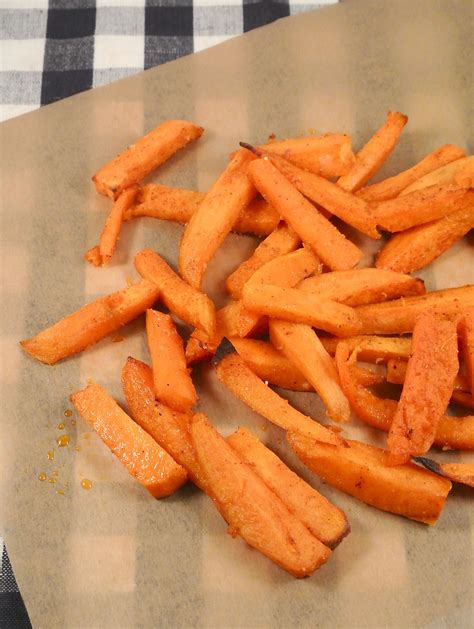 Zoete Aardappelfriet Uit De Oven Frietjes Van Zoete Aardappel