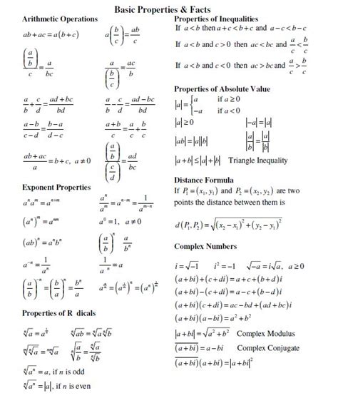Gre Formula Algebra Pdf Free Download Edugorilla Study Material