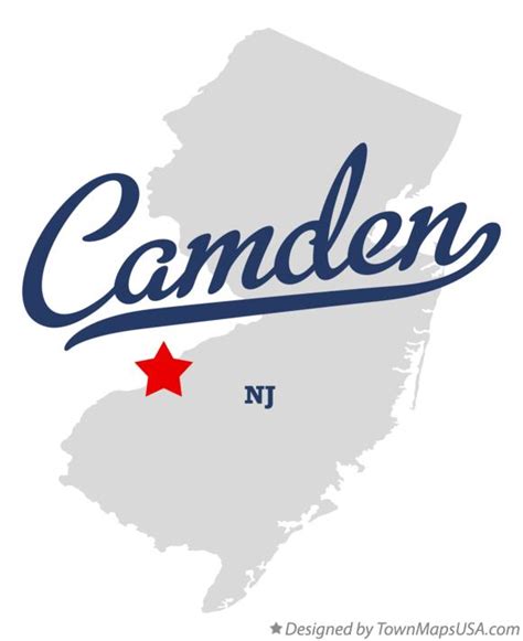 Map Of Camden Nj New Jersey