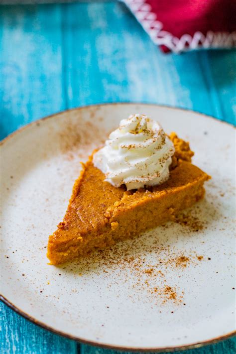 Healthy Keto Crustless Pumpkin Pie Easy Recipes To Make At Home