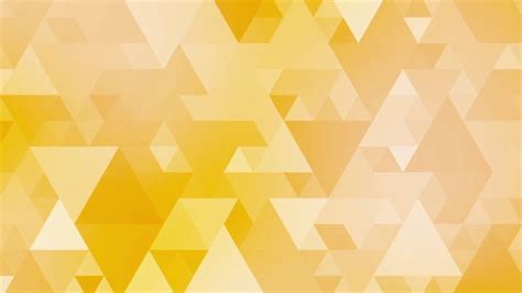 Free Background Loop With Yellow Triangles Powerpoint Background