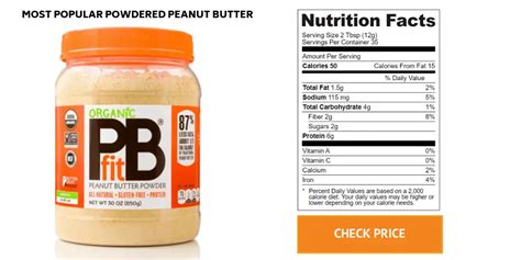 32 Pb Fit Nutrition Label Labels Design Ideas 2020
