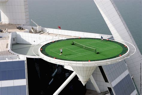 As a recreational activity, tennis is an excellent way to meet people, since it enhances the social skills of candidates and can even turn. World's Highest Tennis Court at Burj Al Arab | Amusing Planet