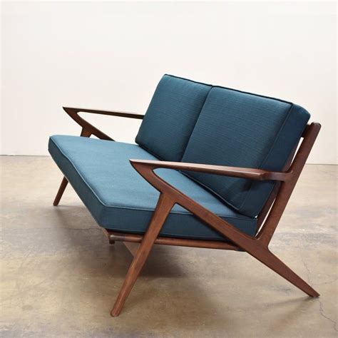 Walnut Mid Century Love Seat Sofa Etsy In 2021 Mid Century Modern