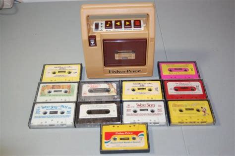 Vintage Fisher Price Cassette Tape Recorder Player 1980 Model Etsy