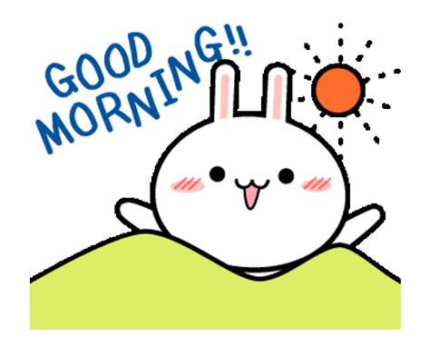 Cute Bunny Good Morning Sunshine 