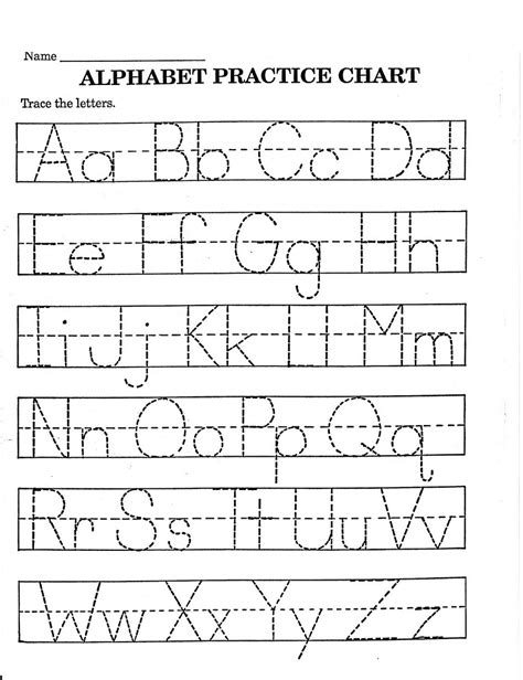 Our forum members have put together a collection of math exercises. Alphabet Practice Worksheets to Print | Activity Shelter