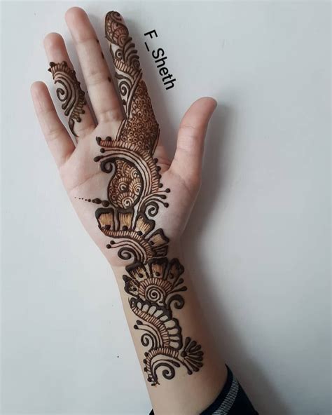 Tasmim Blog Beautiful Modern Simple Mehndi Designs For Front Hands My