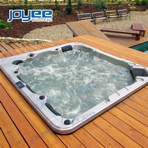 garden built in 6 adults hydro massage jacuzzy big bathtub outdoor spa china outdoor spa and